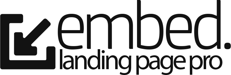 embed. landing page pro